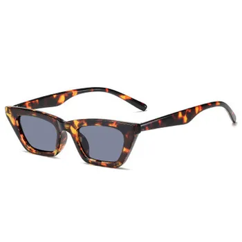 Cat Eye Naiste Päikeseprillid Leopard Päikeseprillid Naine Disainer Cmaos Brändi Trendikas Tooni Väike Prillid Uv400 Gafas De Sol Hombre