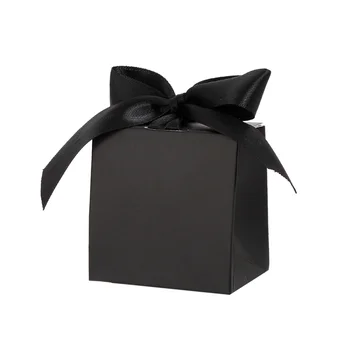 Must Hulgimüük Custom Logo Premium Luxury Papp Paberit Kingitus Pakend Karp koos Lindi Pulm Soosib Baby Shower Pool