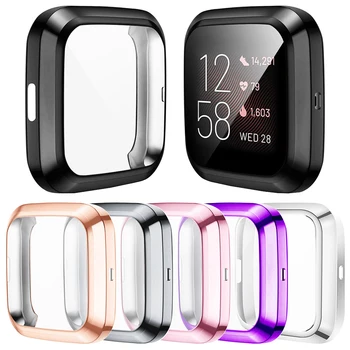 Tpü kaas Fitbit Vastupidi 2/vastupidi lite Pehme Veekindel smartwatch Shell full Screen Protector for vastupidi 3/Mõttes Tarvikud