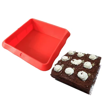Non-Stick Square Silikoon Baking Pan Kook Ahju Hallituse Küpseta Vormi Plaat, Leib Hallituse Bakeware DIY Kook Vahendid