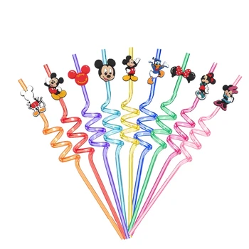 8pcs Miki Hiir Toruga for Kids Sünnipäeva Minnie Mouse Joomine Plastikust Toruga Pool Soosib Baby Shower Pool Tarvikud