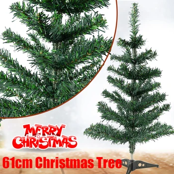61cm Mini Kunstlik Jõulupuu Jõulud Töölaua Kaunistus DIY Dekoratiivne Puu Xmas Kodus Kaunistused Uus Aasta, Lapsed Kingitusi