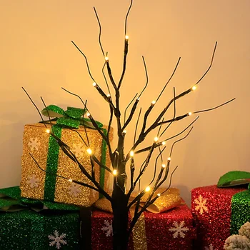 LED Kask Puu Tuled Jõulud Kaunistused Puhkus Pool Kaunistused Puu söögilaud Jõulupuu Tuled Home Decor