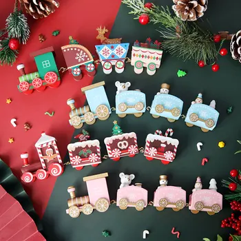 Häid Jõule Rongi Ornament Kook Teenetemärgi Kodus Jõuluvana Kingitus Natal Navidad Noel 2022 Uus Aasta Xmas Decor Kingitused