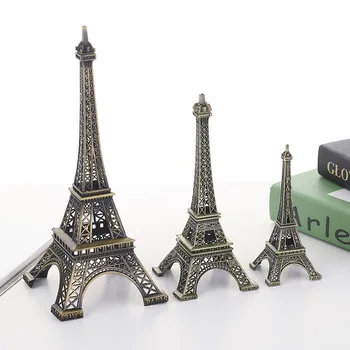 Vintage Pariisi Eiffeli Torni Mudel Miniatuurne Kuju Mööbli Kaunistamiseks Kingitus Metallist Kodu Tabel Decor