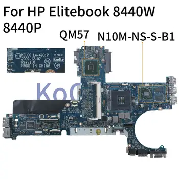 KoCoQin Sülearvuti Emaplaadi HP Elitebook 8440W 8440P Emaplaadi 594026-001 KCL00 LA-4901P N10M-NS-S-B1 QM57 DDR3