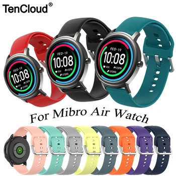 Asendamine Bänd Mibro Õhu Smart Watch Rihma Mibro Värv Vaadata Tarvikud Käepaela Silikoon Käevõru Reguleeritav Vöö