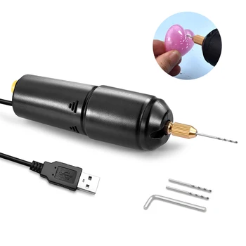 Mini Electric Drill Pihuarvutite Ehted Vahendid, UV-Epoksü Vaik Ehted Teha DIY Käsitöö Puidust Käsitöö ja 5V USB-Kaabel